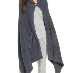 Barefoot Dreams Hooded Pocket Shawl